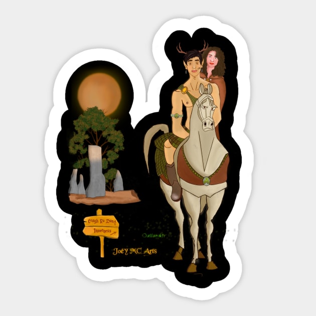 Outlander sassench Sticker by Joey's Magical Art & Craft